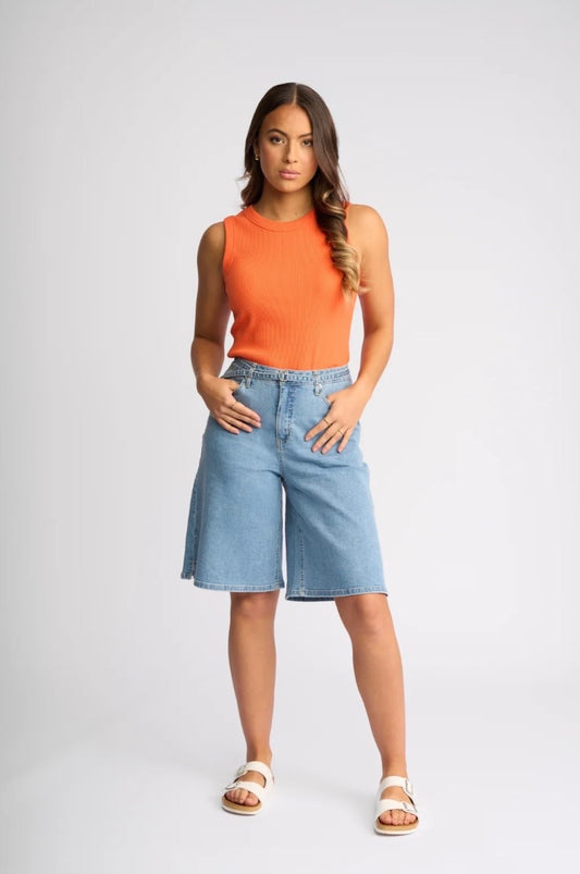 Zuri Shorts - Light Wash Demin