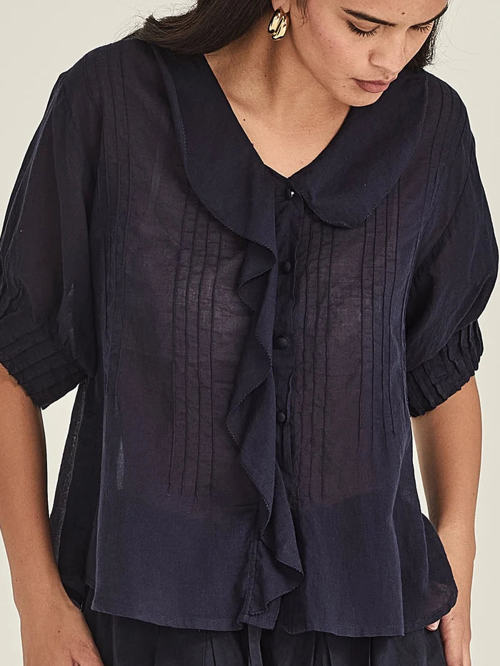 Elodie Blouse - French Navy