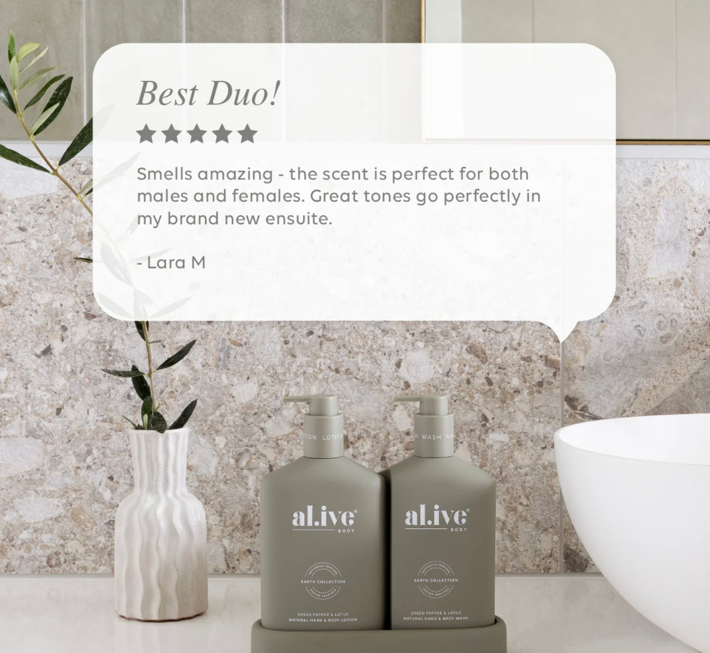 Wash & Lotion Duo - Green Pepper & Lotus