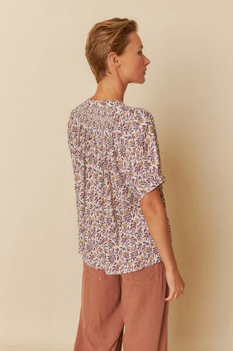 Violeta - Plum Print