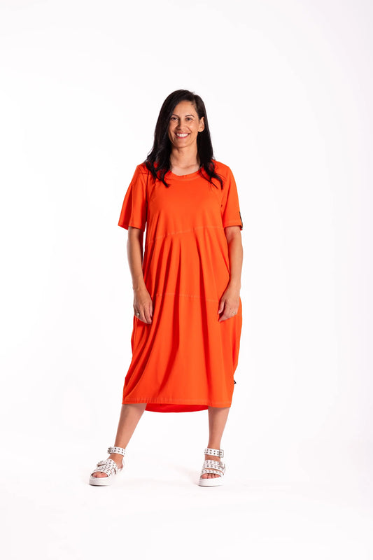 Chelsie Dress - Orange