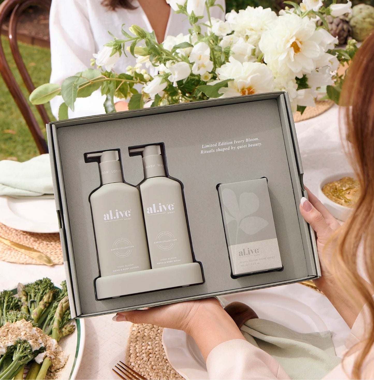 al.ive Limited Edition Home Ritual Set - Ivory Bloom