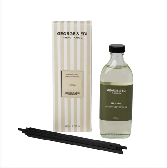 Reed Diffuser - 200ml Refill Havana