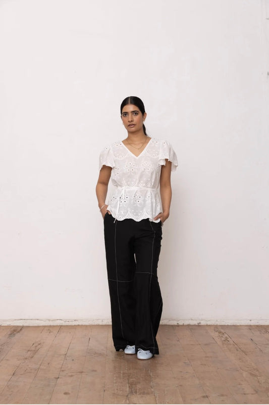 Flora Top - White