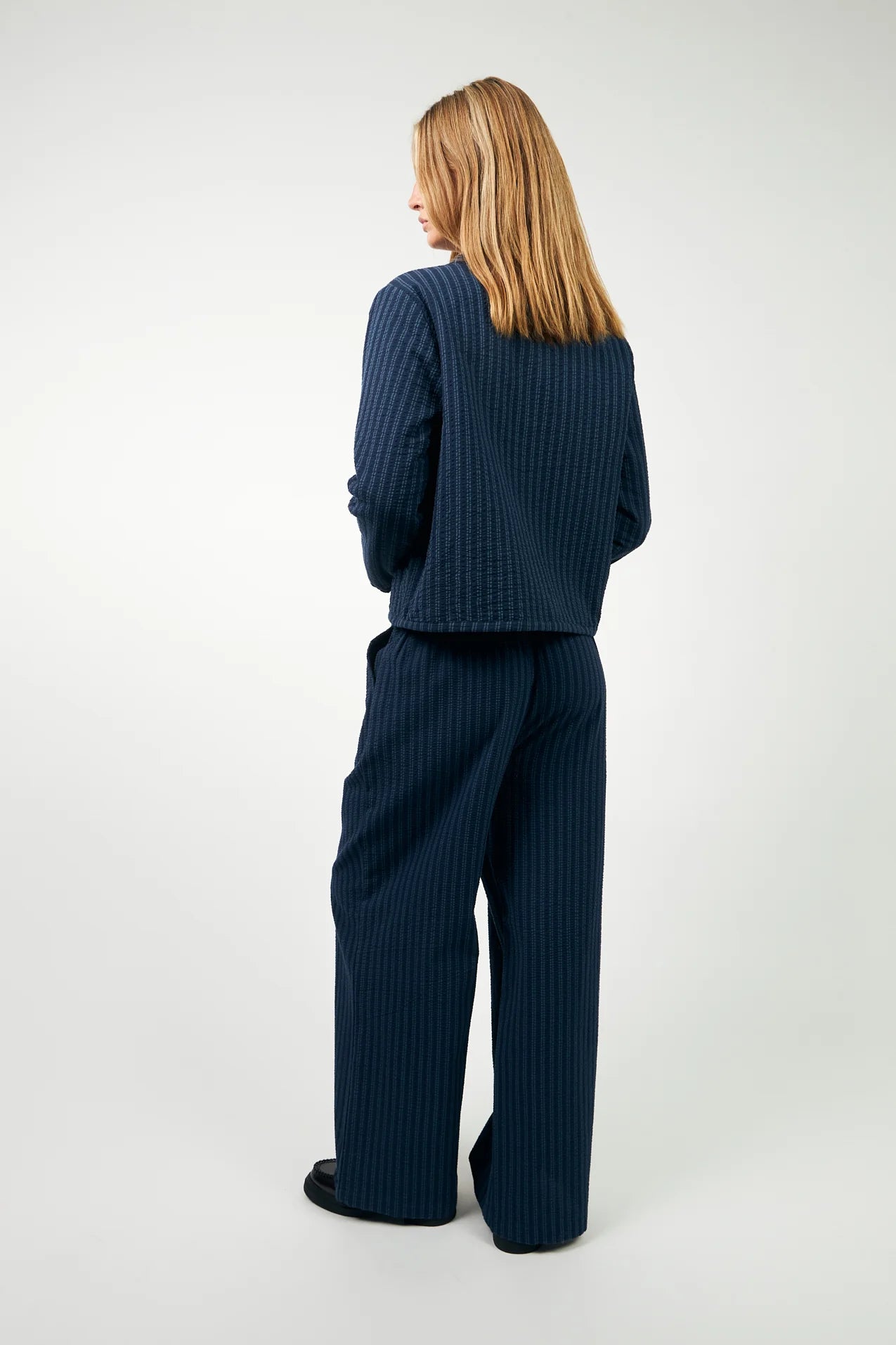 Emilia Jacket - Navy Stripe