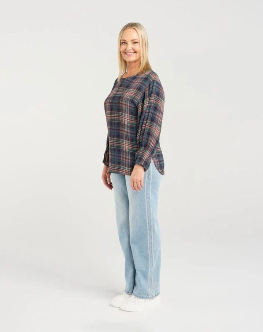 Brynn Top - Classic Plaid