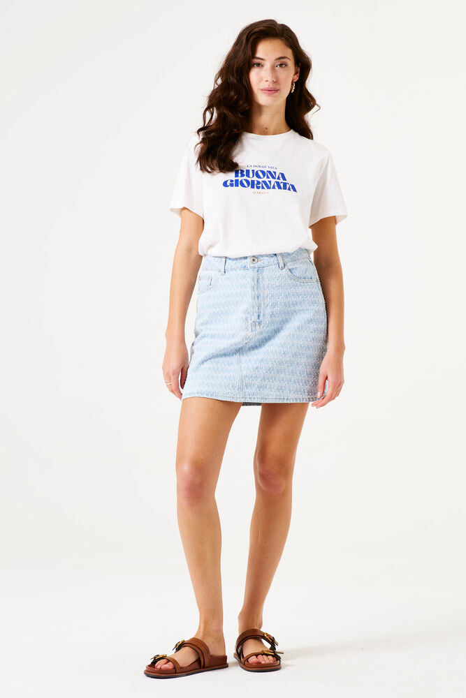 La Dolce Vita Print Tee - Off White