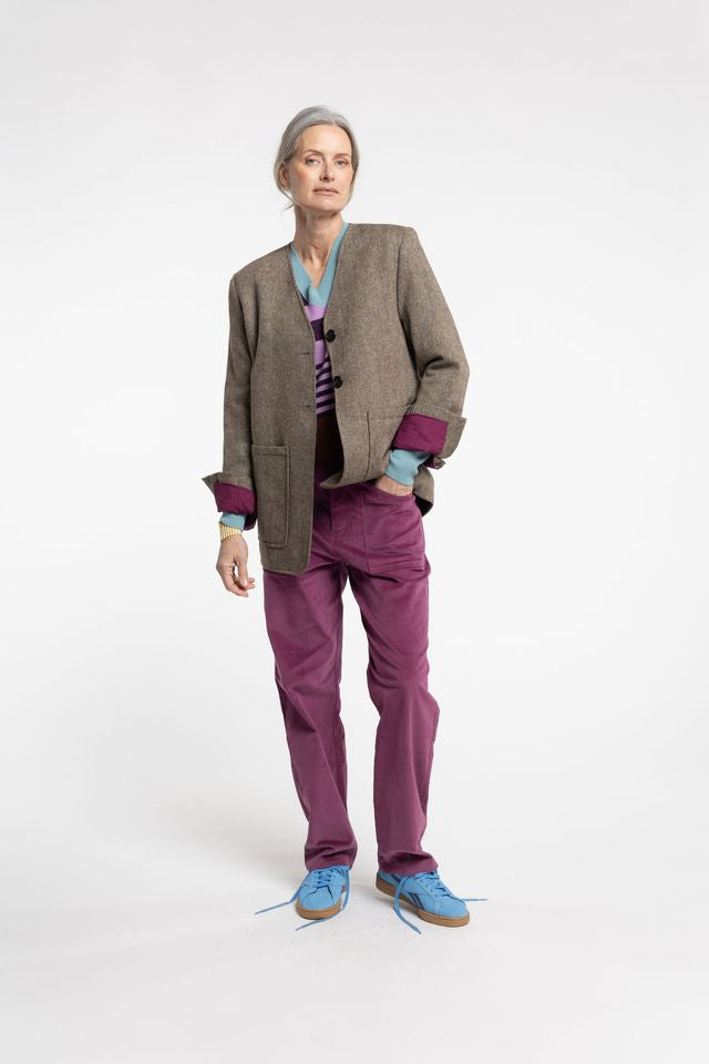 Stella Jacket - Tweed & Mulberry