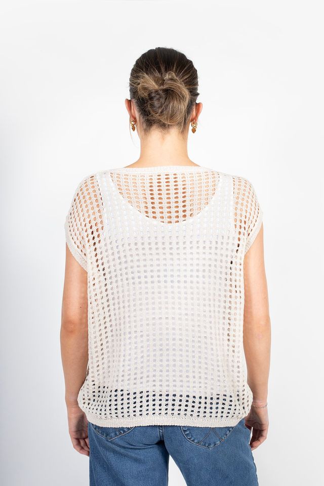Chelsea Vest - Vanilla Gold