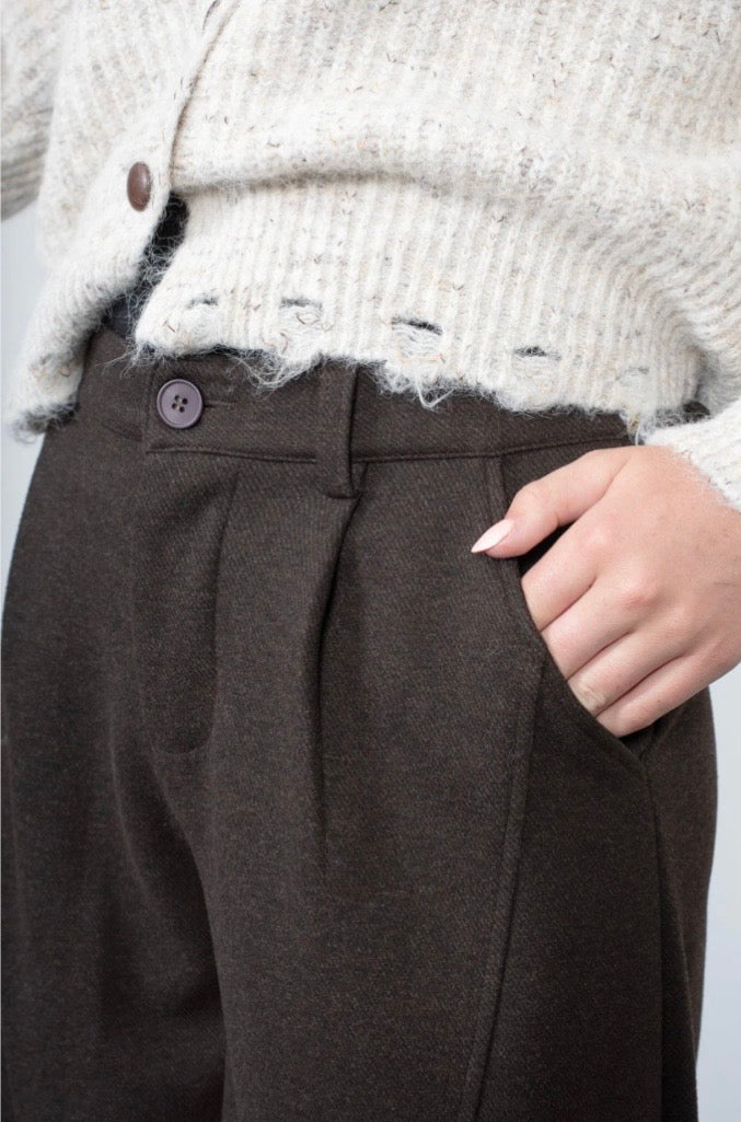 Harlow Pant - Chocolate