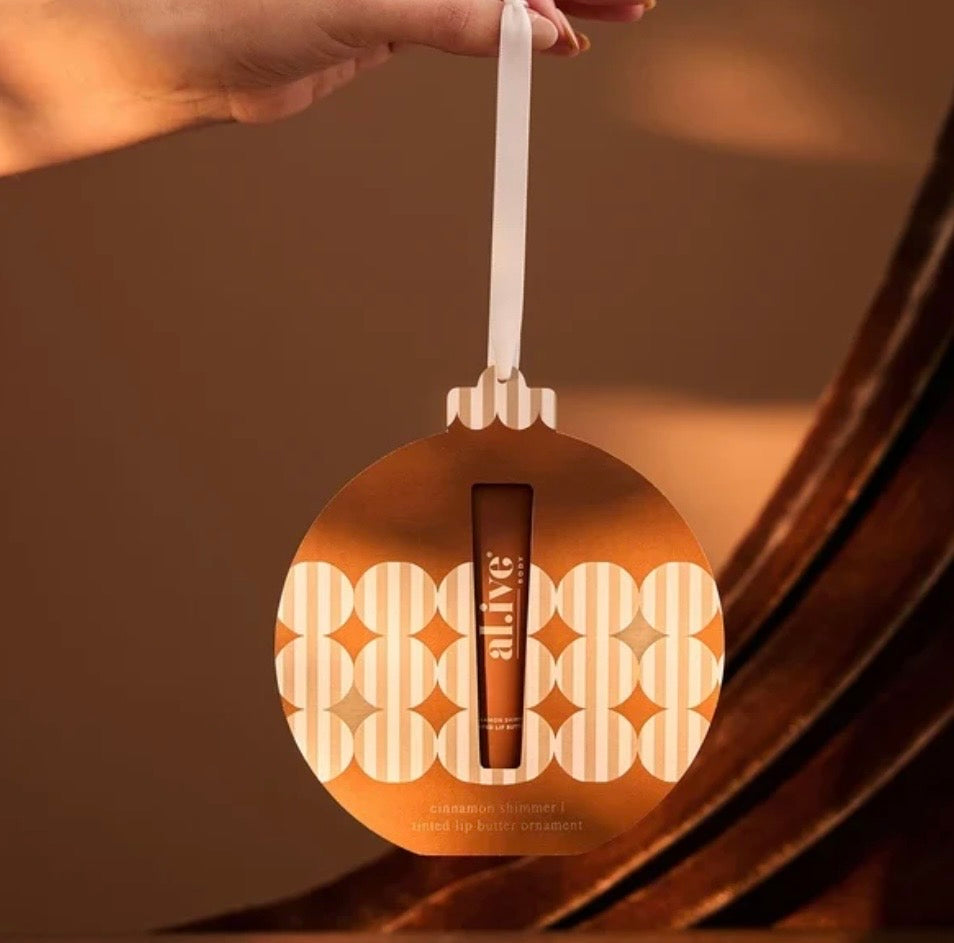 al.ive - Tinted Lip Butter Ornament- Cinnamon & Citrus