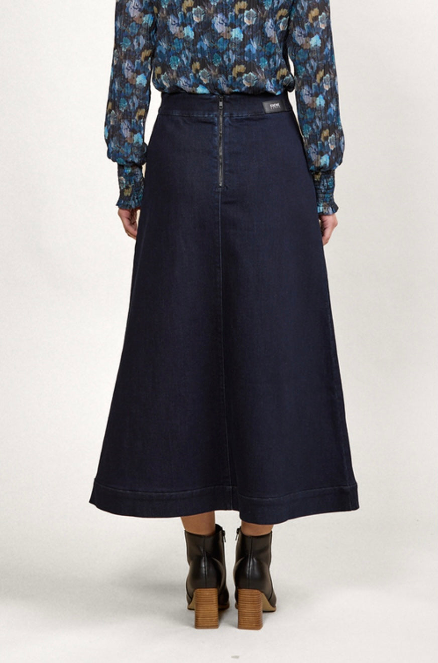 Perry Skirt - Ink Denim