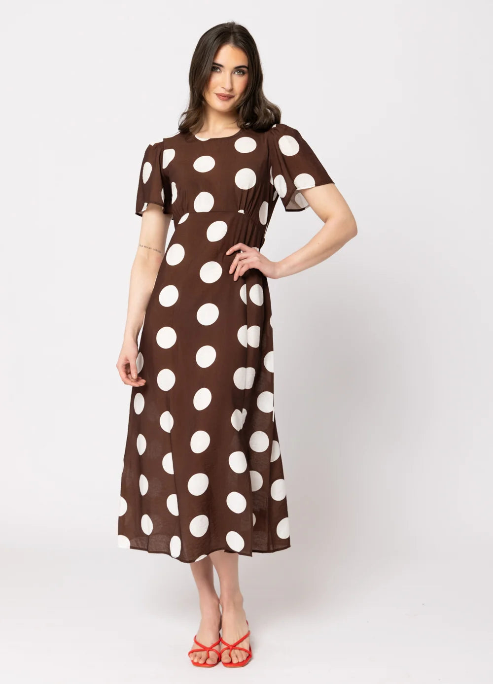 Angel Dress - Coffee Spot