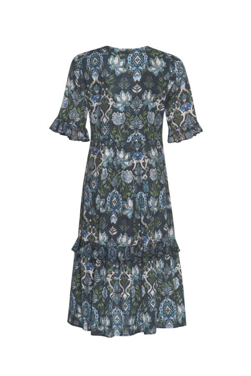 Lucca Dress - Indigo Multi