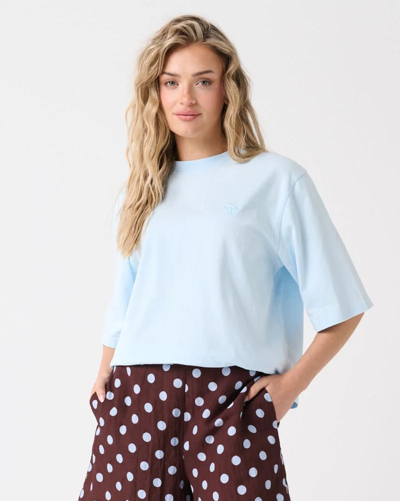 Hallie Tee - Ice Blue