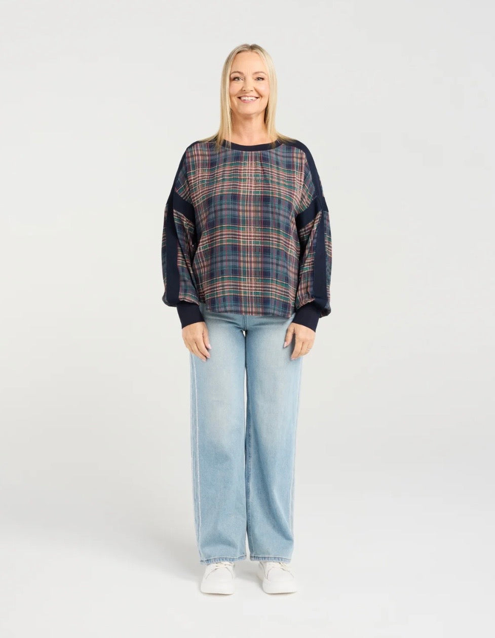 Theresa Top - Classic Plaid