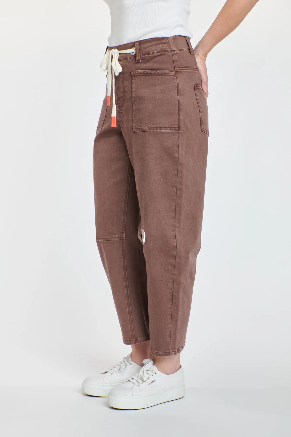 Monaco Carter Barrel Jeans - Chocolate