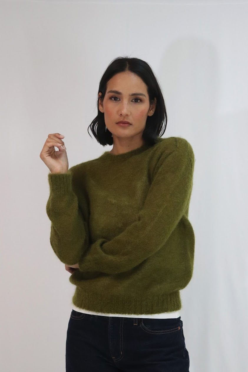 Shirley Crew Sweater - Khaki