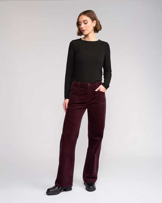 Dallas Cord Pants - Raisin