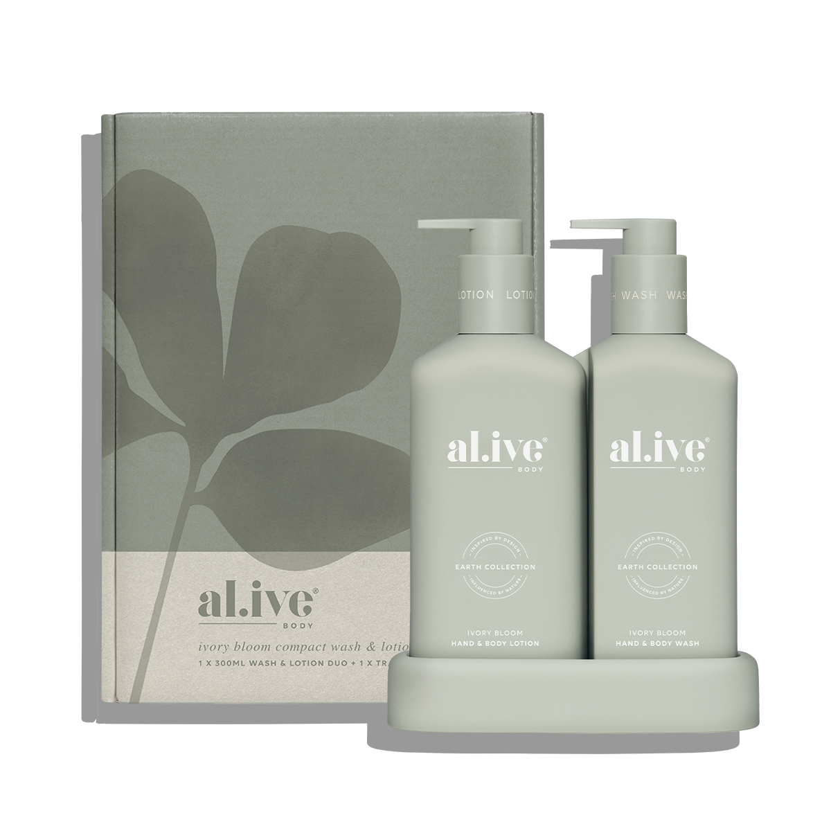al.ive Compact Bathroom Set - Ivory Bloom