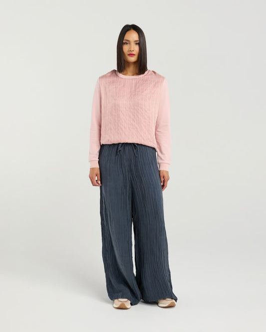 Smith Top - Blush Pinstripe