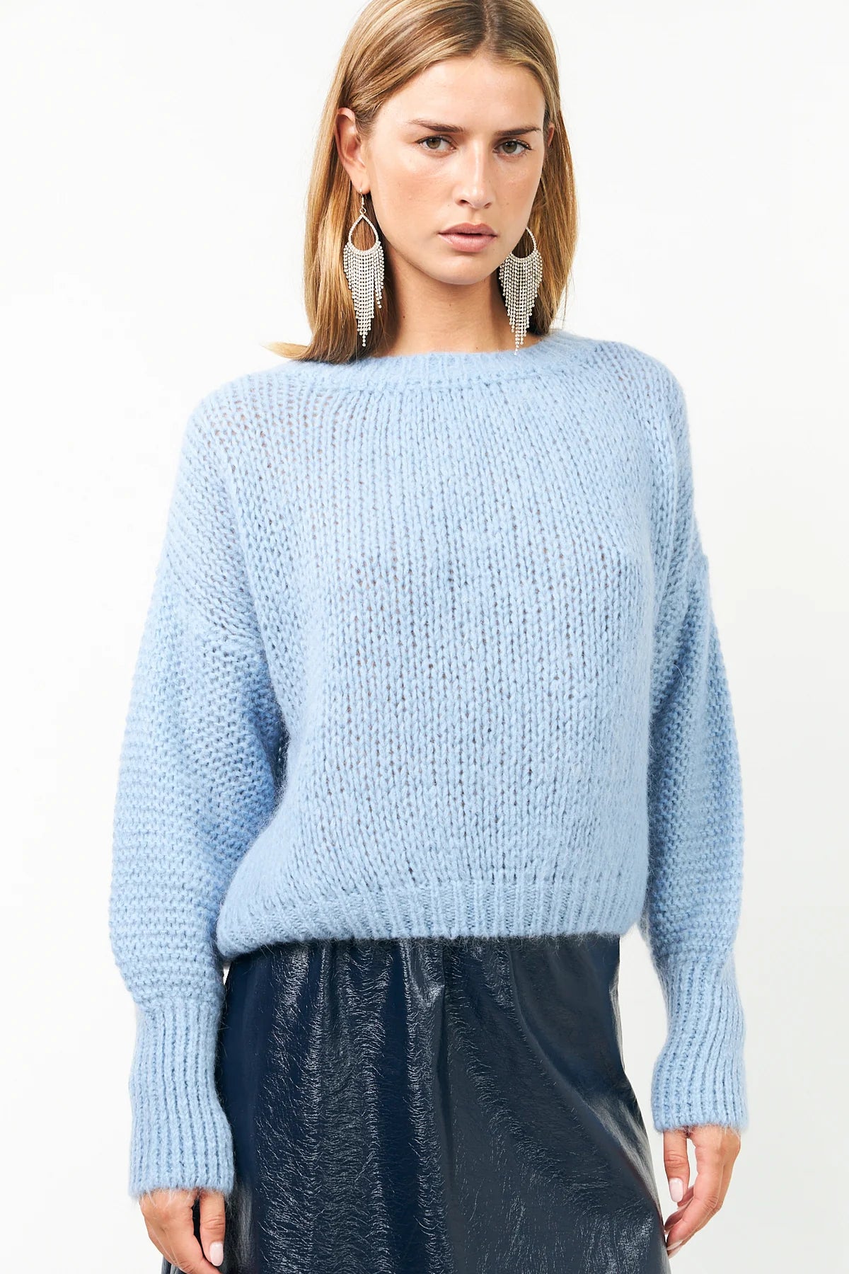 Isoldel Knit Jumper - Light Blue
