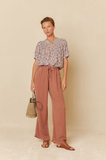 Violeta - Plum Print