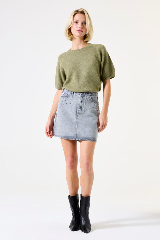 Knit Pullover - Mermaid Green