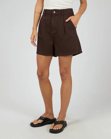 Stevie Denim Short - Brown