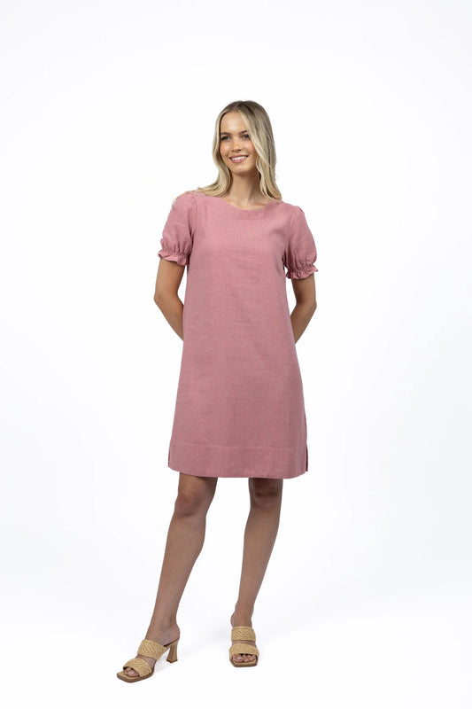 Sana Shift Dress - Rose