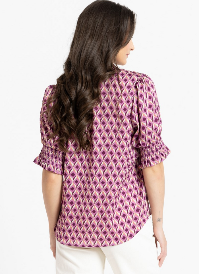 Movement Blouse - Magnolia Punch