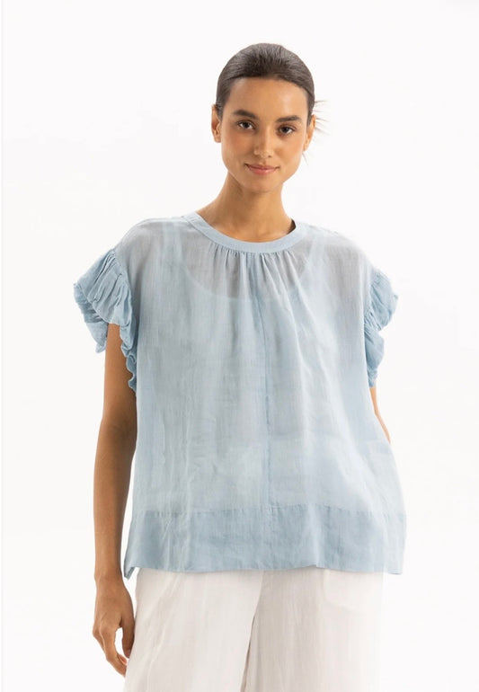 Delia Top - Sky Blue