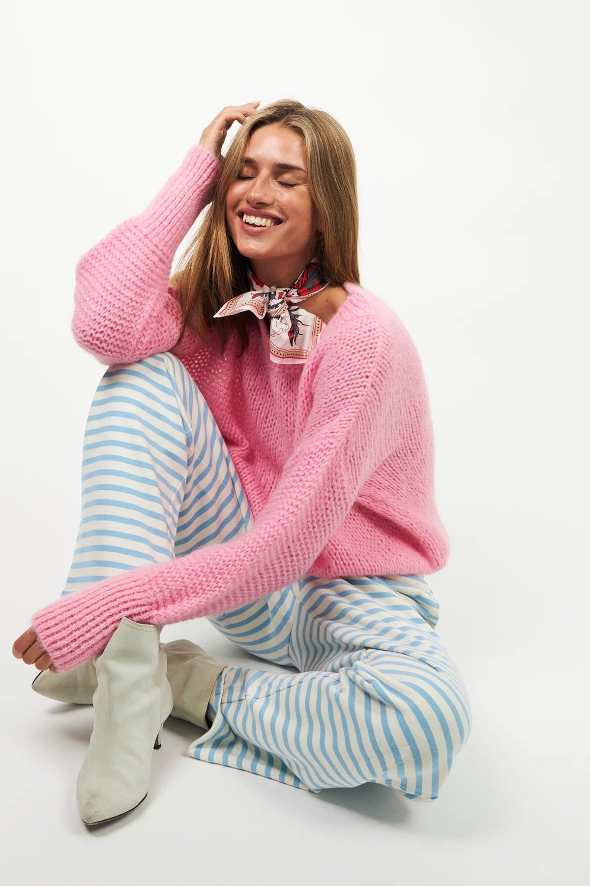 Isoldel Knit Jumper - Light Pink