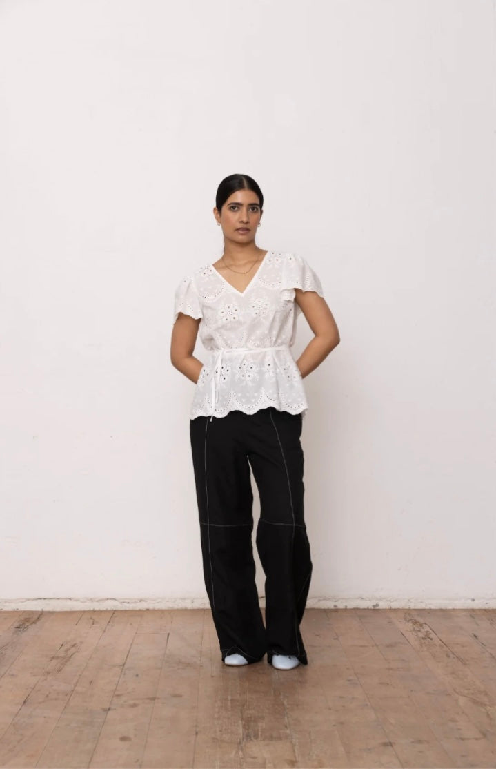 Flora Top - White