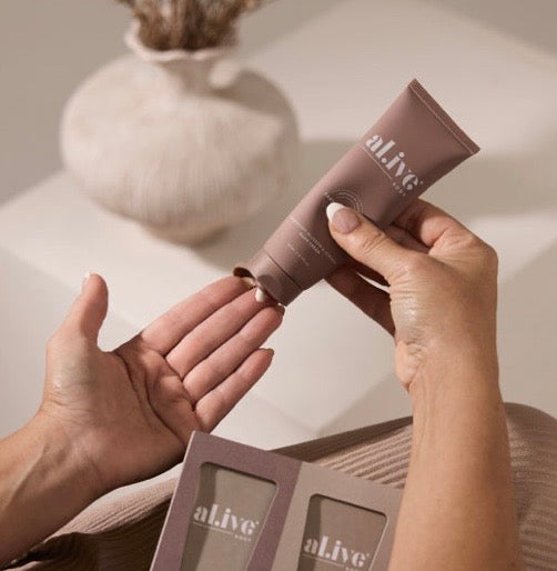 al.ive - Hand Cream Duet - Raspberry Blossom & Juniper - Sea Cotton & Coconut