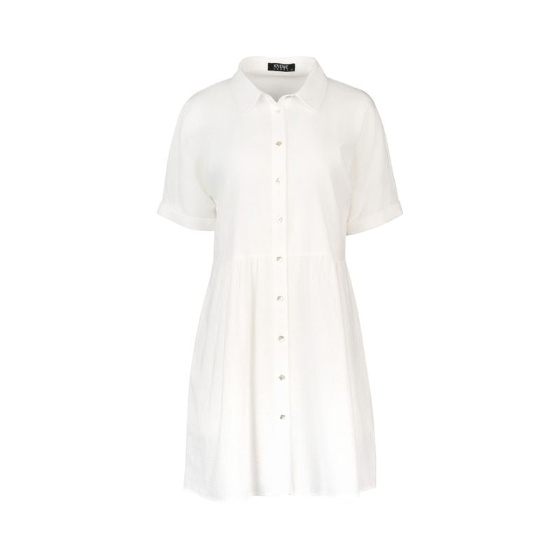 Cocoon Dress - White