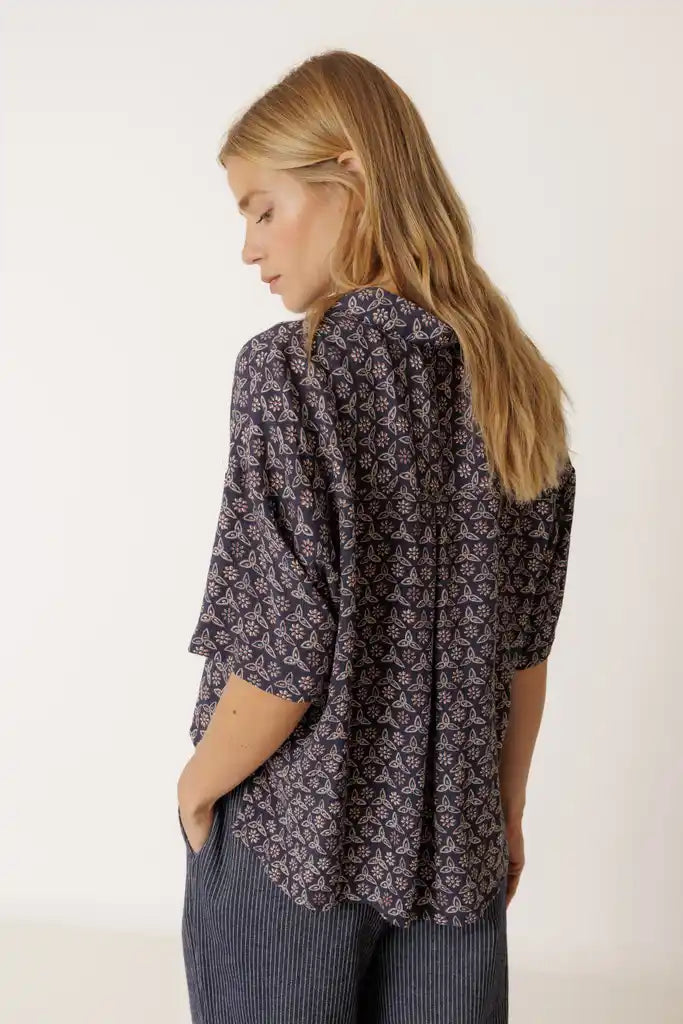 Boxy Shirt - Marino Print