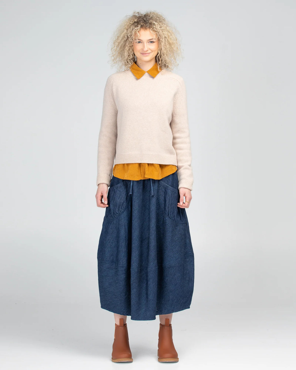 Guru Skirt - Dark Denim