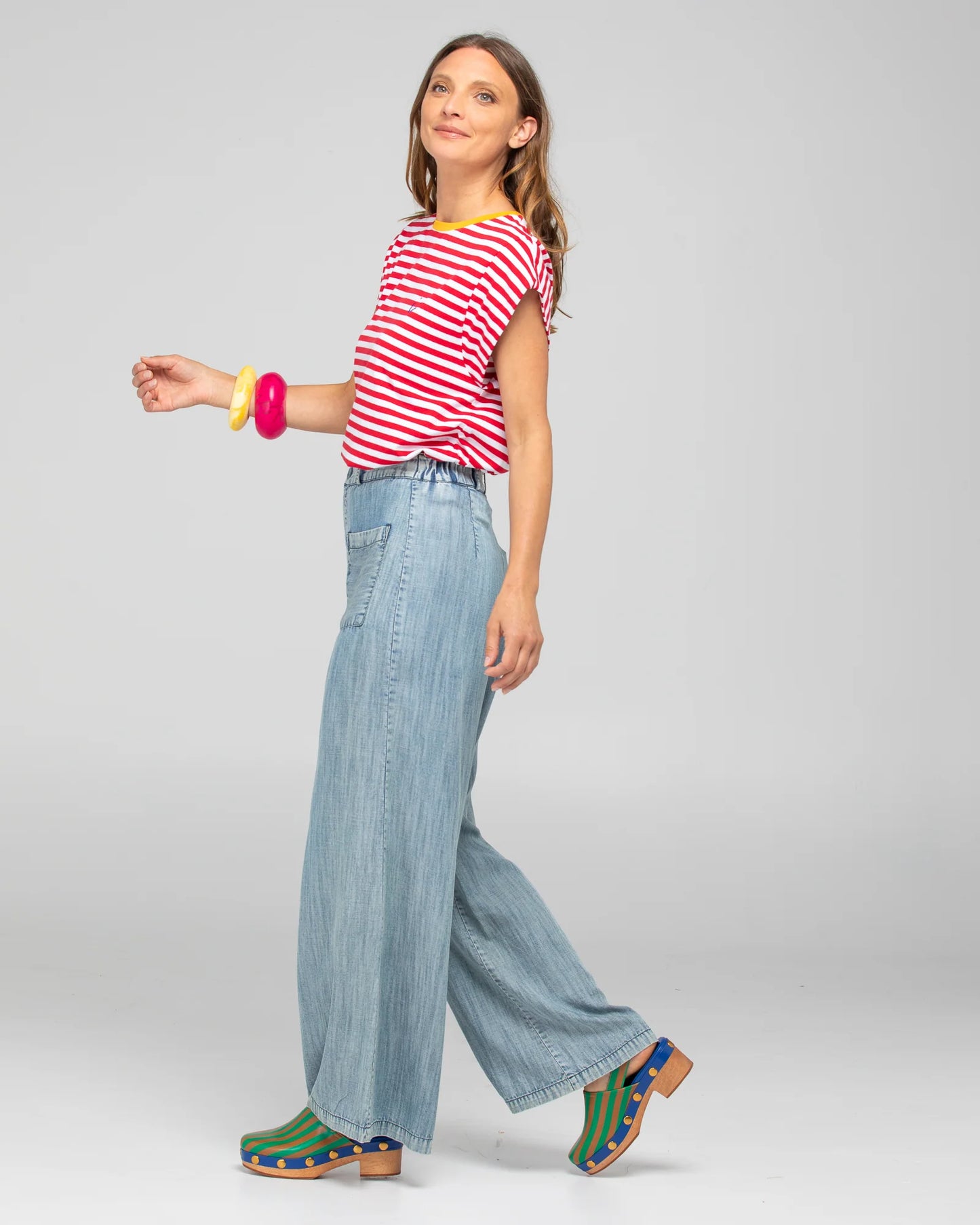 Bellissimo Tee - Red Stripe
