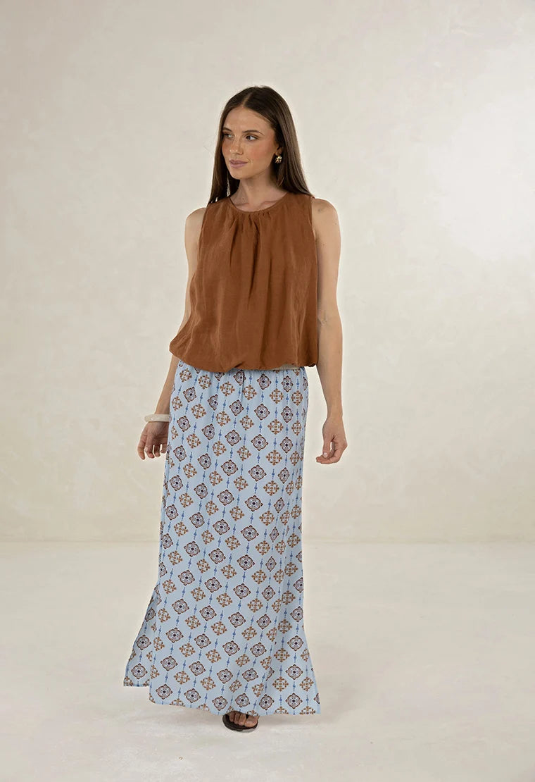 Samara Top - Tobacco