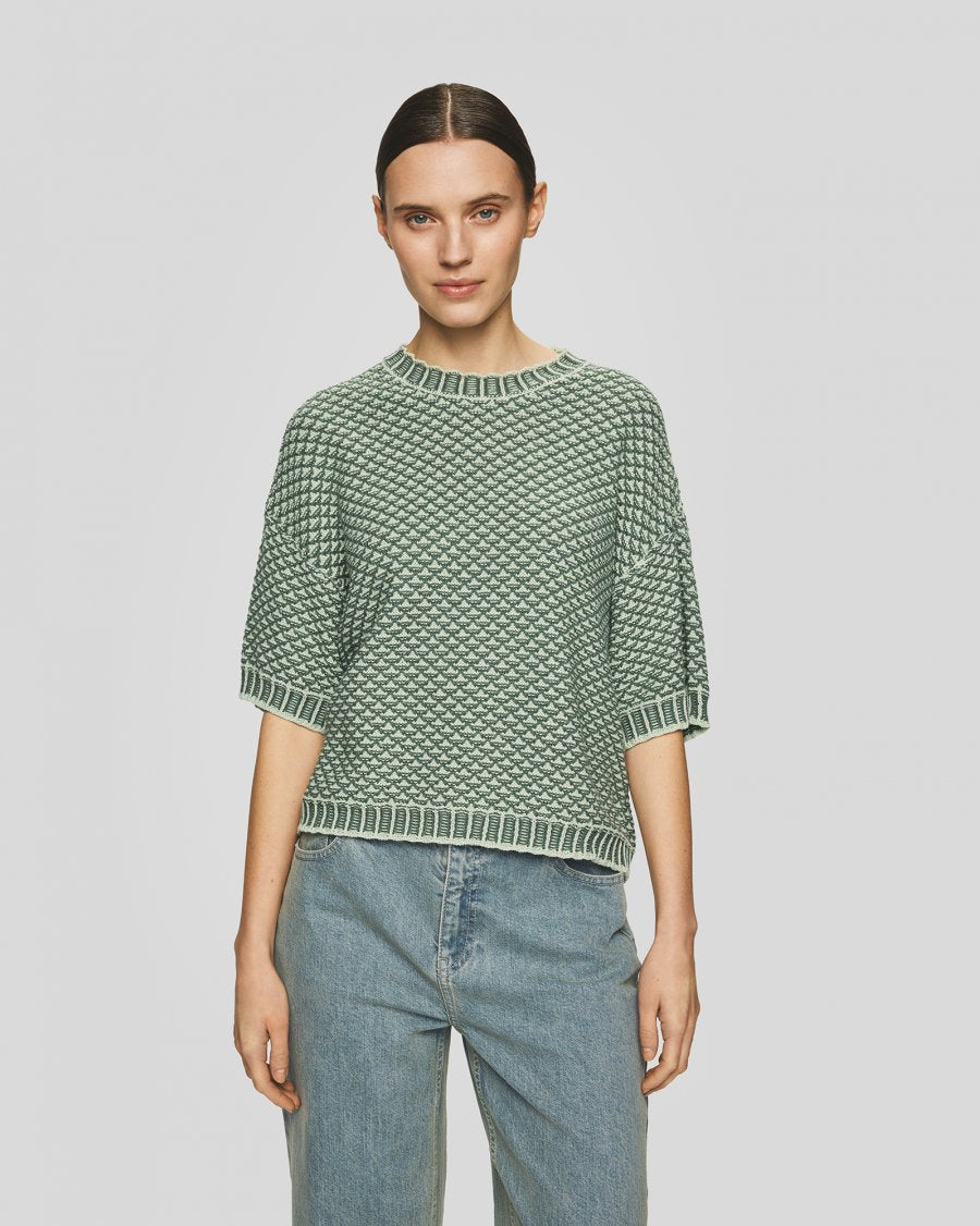Catina Pilla 2/4 Pullover - Bok Choy/Wreath
