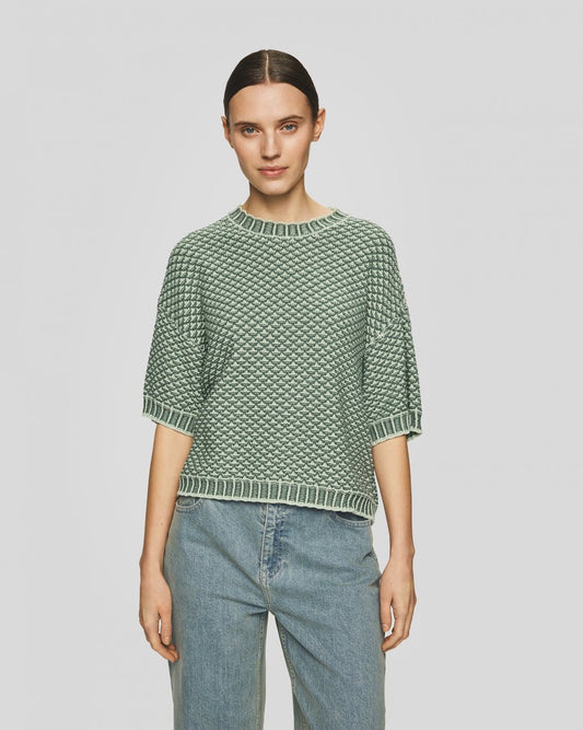 Catina Pilla 2/4 Pullover - Bok Choy/Wreath
