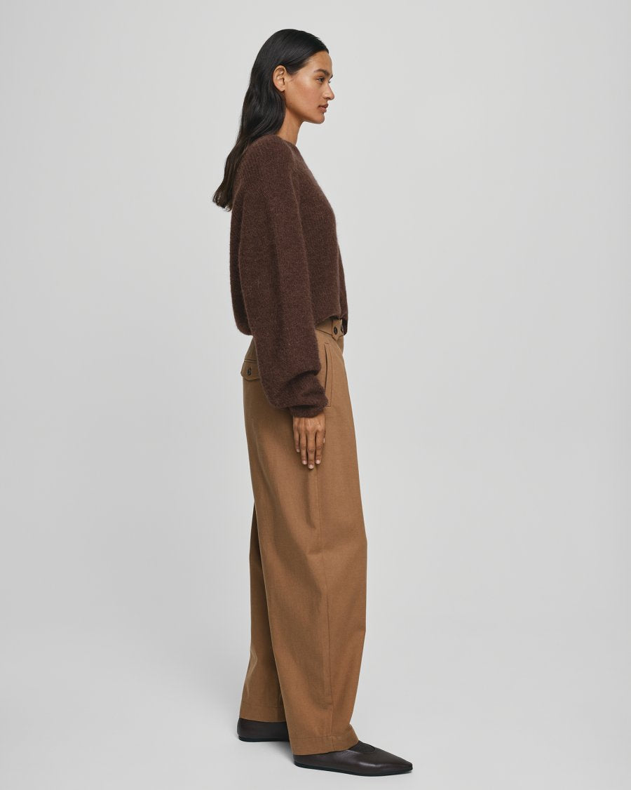 Gweneth Waisted Pants - Toasted Coconut