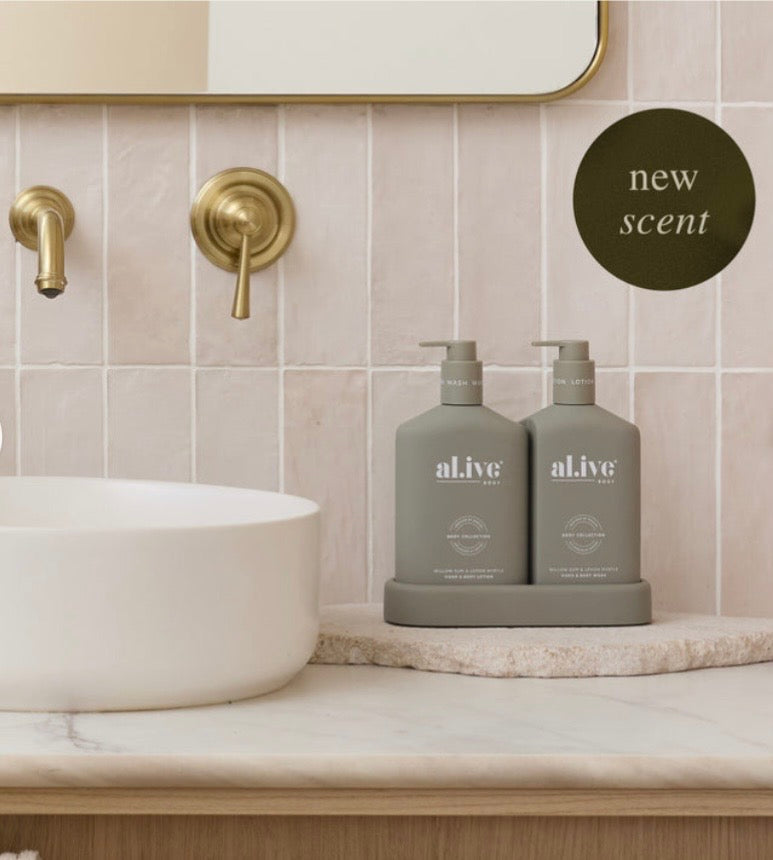 al.ive -  Wash & Lotion Duo - Willow Gum & Lemon