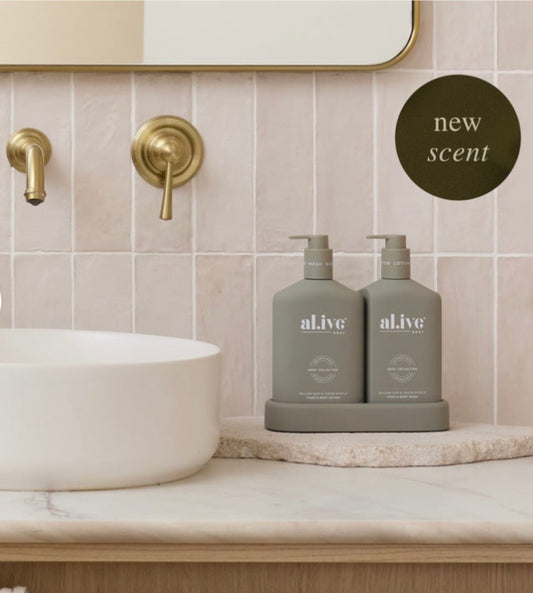 al.ive -  Wash & Lotion Duo - Willow Gum & Lemon
