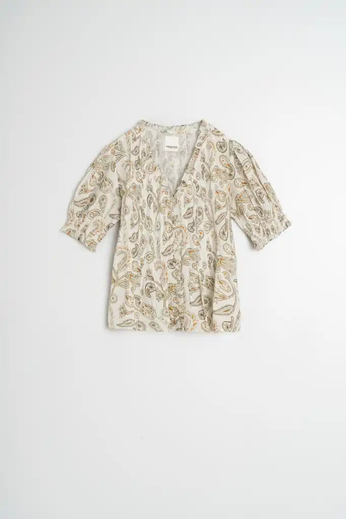 Ruffle Voile Blouse