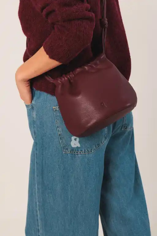Drawstring Bag - Plum