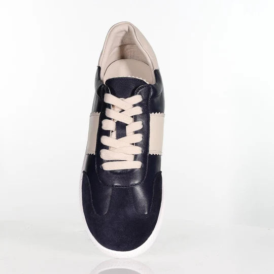 Hybrid - Black Nappa/ Ivory Suede