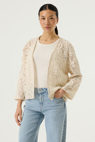 Crochet Cardigan - Off White