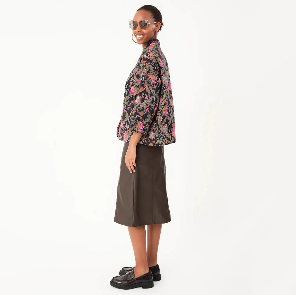 Barbra Jacket - Flower Print